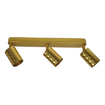 Spotlampa FAMA 3xGU10/30W/230V guld