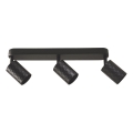 Spotlampa FAMA 3xGU10/30W/230V svart