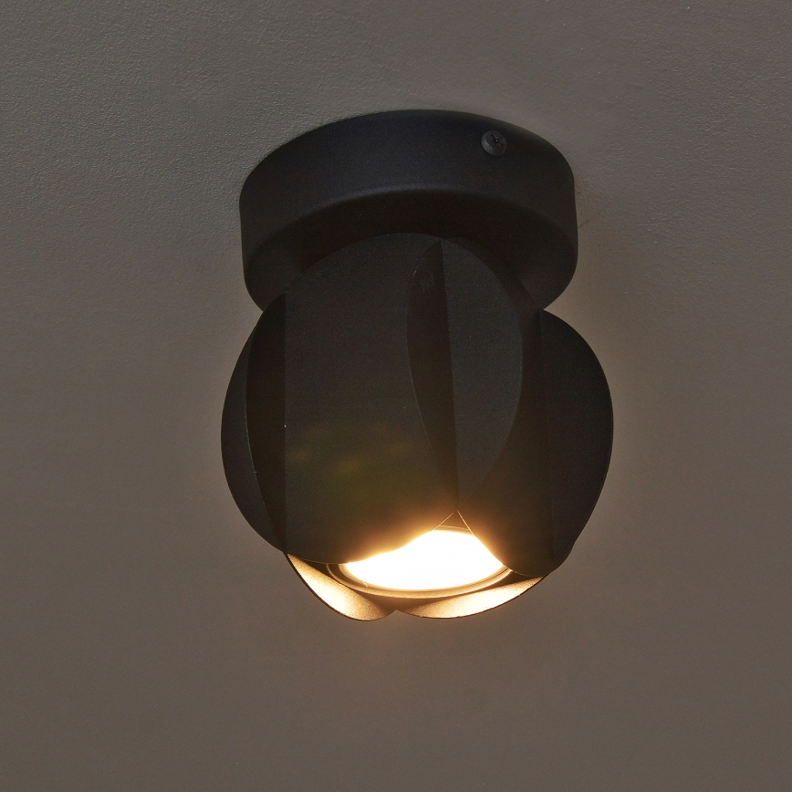 Spotlampa GAMBIT 1xGU10/10W/230V svart