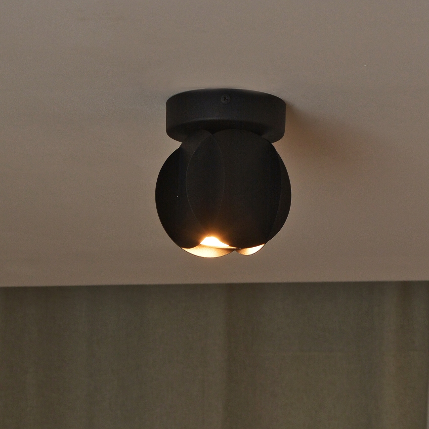 Spotlampa GAMBIT 1xGU10/10W/230V svart