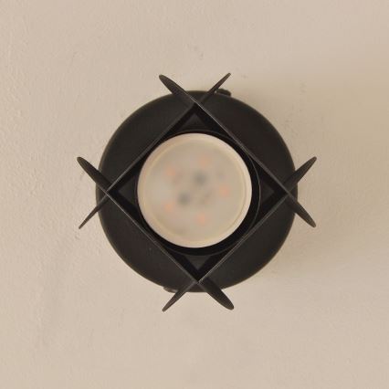 Spotlampa GAMBIT 1xGU10/10W/230V svart