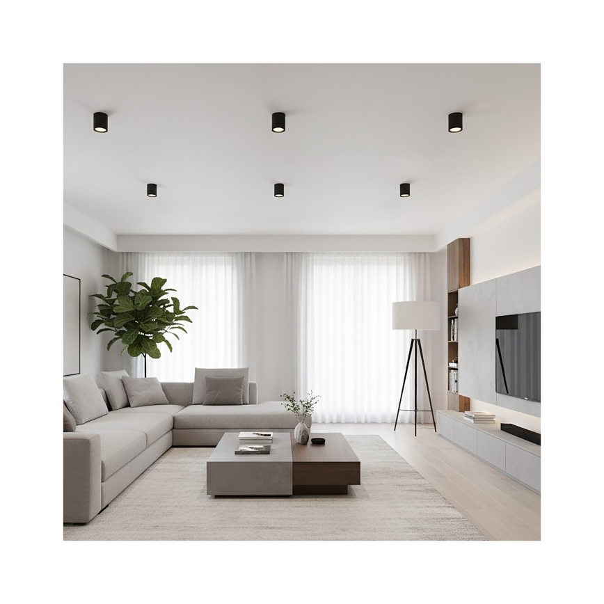 Spotlampa OH12 1xGX53/35W/230V 9,6 cm svart