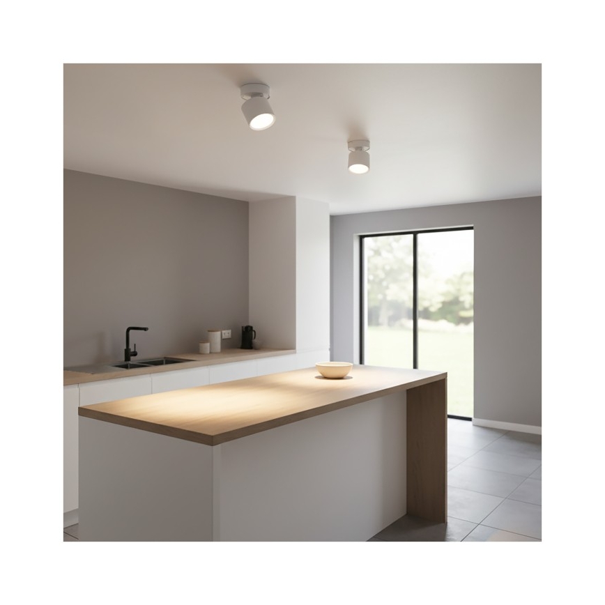 Spotlampa OH12F 1xGX53/35W/230V 8,5 cm vit