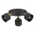 Spotlampa PARKLA 3xE27/15W/230V svart/guld