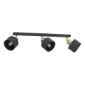 Spotlampa PARKLA 3xE27/15W/230V svart