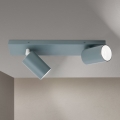 spotlampa PENN 2xGU10/13W/230V grå