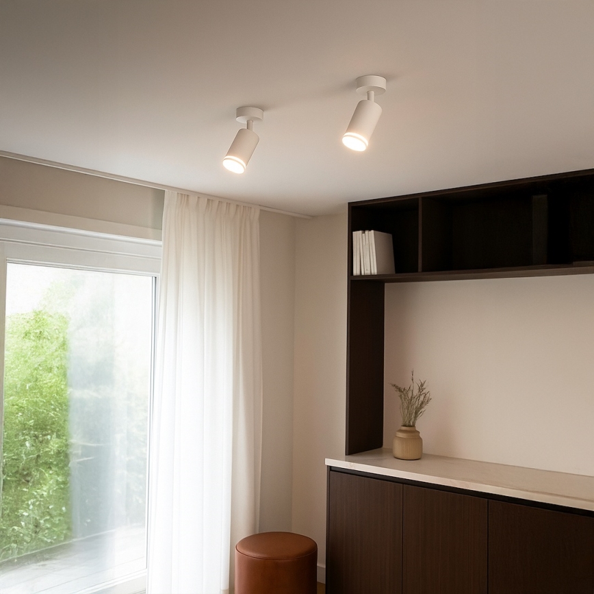 Spotlampa PIPE 1xGU10/10W/230V vit