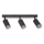 Spotlampa PIPE 3xGU10/10W/230V svart