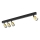 Spotlampa TOP 4xGU10/10W/230V svart/guld