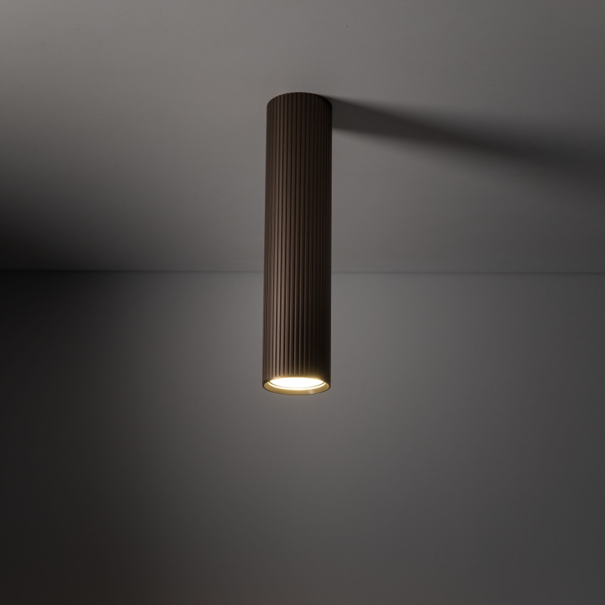 Spotlampa TUNE L 1xGU10/10W/230V 24 cm brun