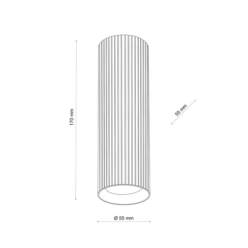 Spotlampa TUNE M 1xGU10/10W/230V 17 cm vit