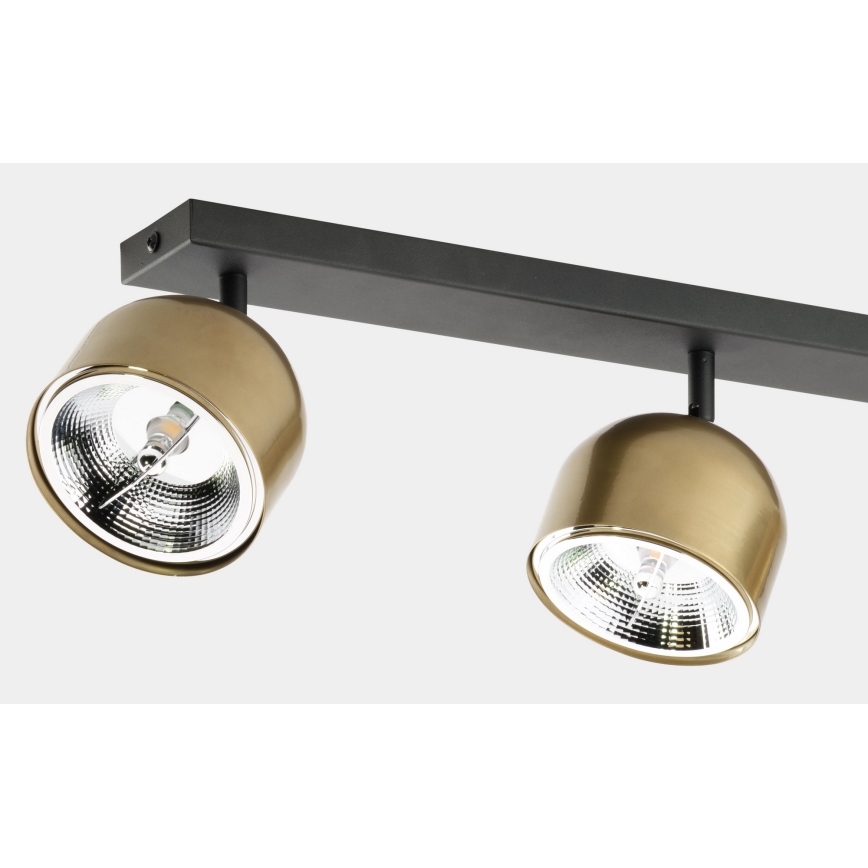 Spotlight ALTEA 3xAR111 GU10/50W/230V guld/svart