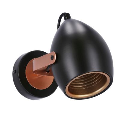 Spotlight ANICA 1xE14/40W/230V svart/koppar