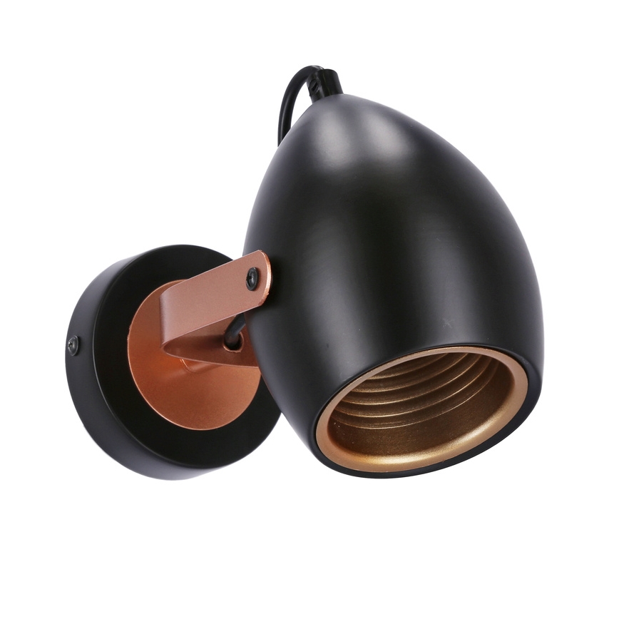 Spotlight ANICA 1xE14/40W/230V svart/koppar