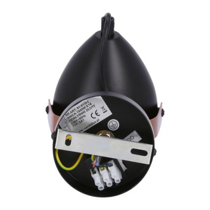 Spotlight ANICA 1xE14/40W/230V svart/koppar