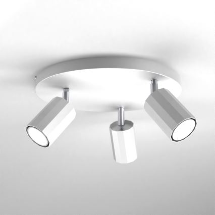 Spotlight BELLO 3xGU10/8W/230V vit