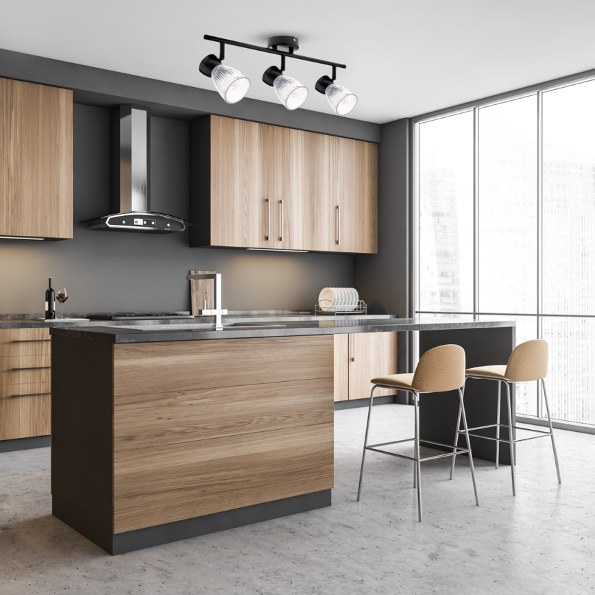 Spotlight BEST 3xE14/40W/230V svart