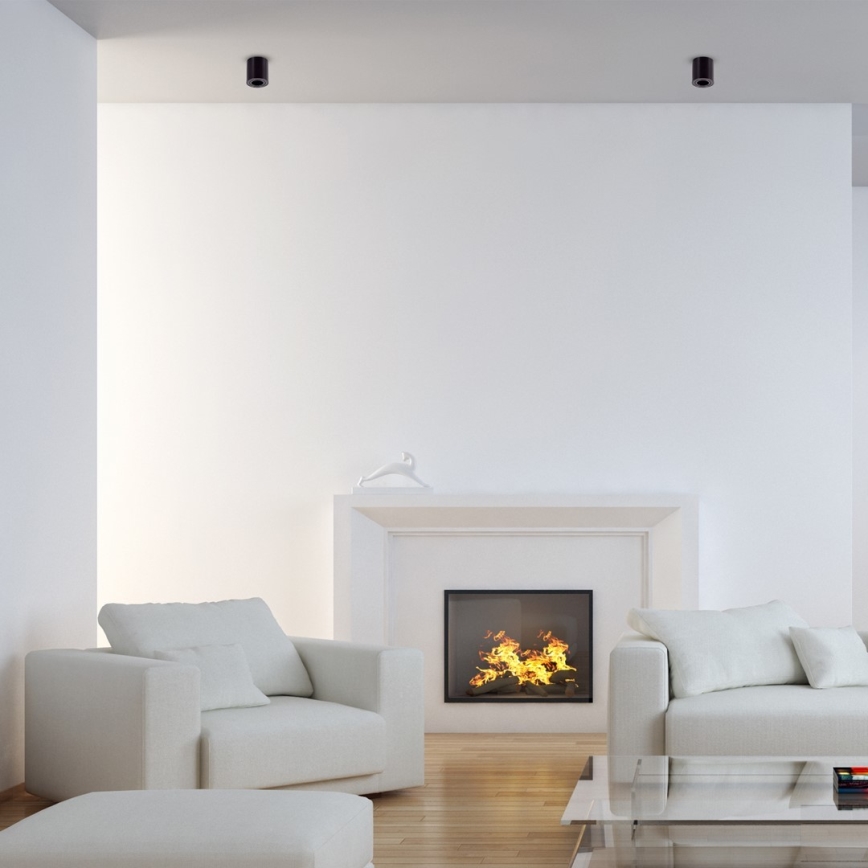 Spotlight  BIMA 1xGU10/25W/230V rund  svart 