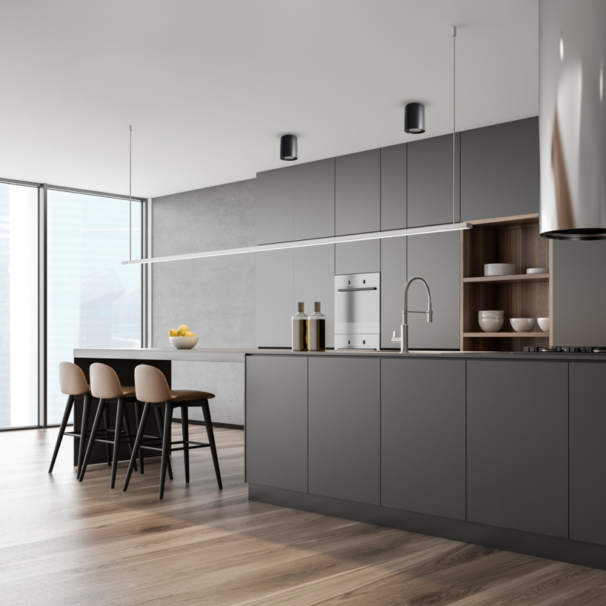 Spotlight  BIMA 1xGU10/25W/230V rund  svart 