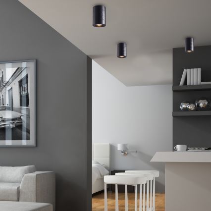 Spotlight  BIMA 1xGU10/25W/230V rund  svart 