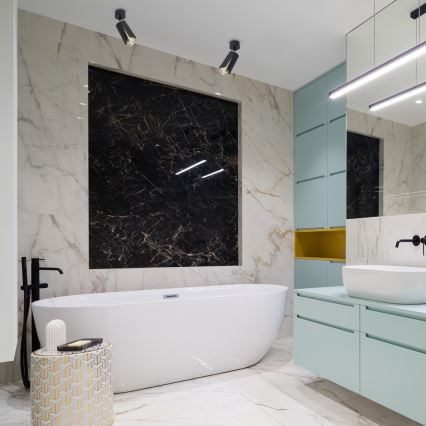 Spotlight BLOMMA 1xGU10/8W/230V svart