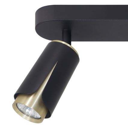 Spotlight BLOMMA 2xGU10/8W/230V svart