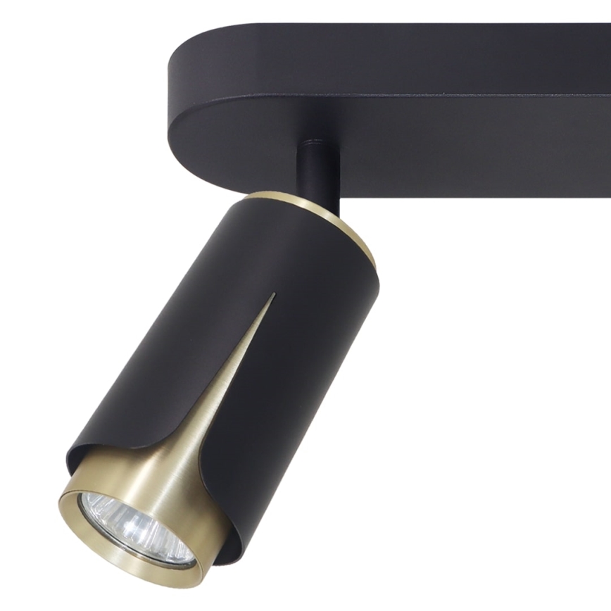 Spotlight BLOMMA 2xGU10/8W/230V svart