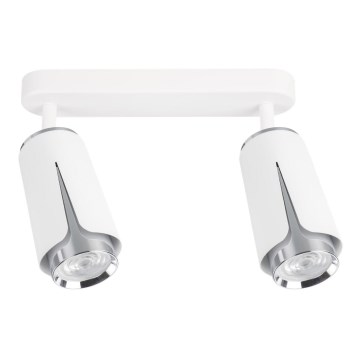 Spotlight BLOMMA 2xGU10/8W/230V vit