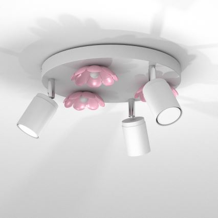 Spotlight BLOMMA 3xGU10/8W/230V vit