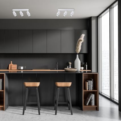 Spotlight BLOMMA 3xGU10/8W/230V vit