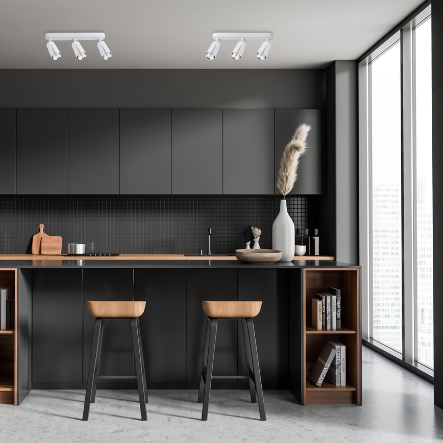 Spotlight BLOMMA 3xGU10/8W/230V vit