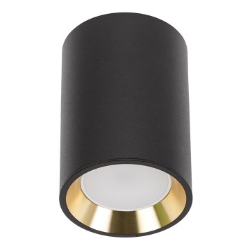 Spotlight CHLOE 1xGU10/35W/230V rund svart/guld