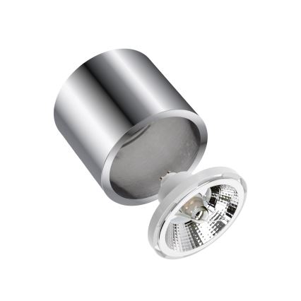 Spotlight CHLOE AR111 1xGU10/50W/230V rund skinande krom