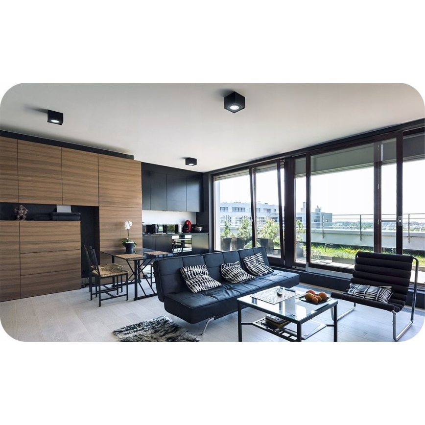 Spotlight CHLOE AR111 1xGU10/50W/230V vinklat svart