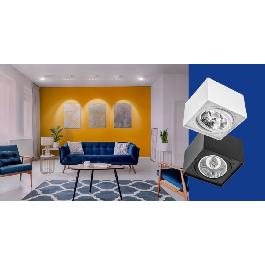 Spotlight CHLOE AR111 1xGU10/50W/230V vinklat vit