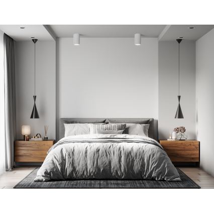 Spotlight CLEO 1xE27/24W/230V grå