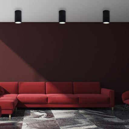 Spotlight CLEO 1xE27/24W/230V svart