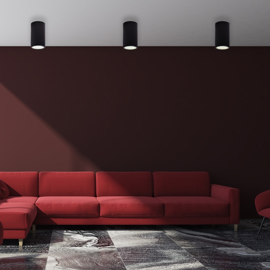 Spotlight CLEO 1xE27/24W/230V svart