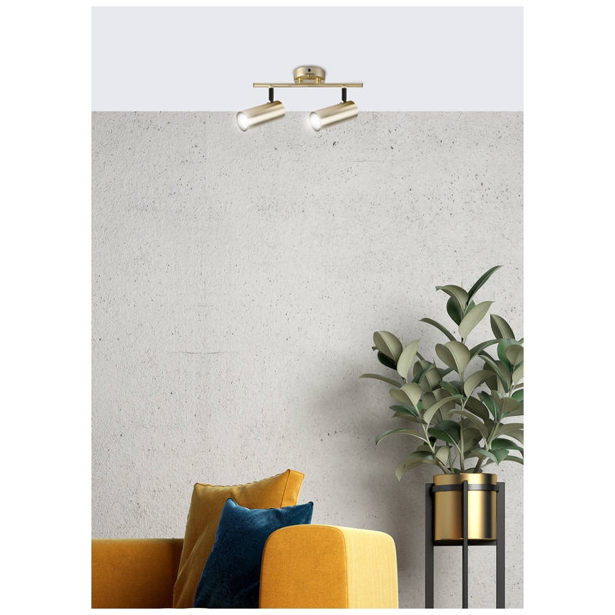 Spotlight COLLY 2xGU10/15W/230V guld