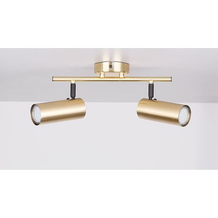 Spotlight COLLY 2xGU10/15W/230V guld