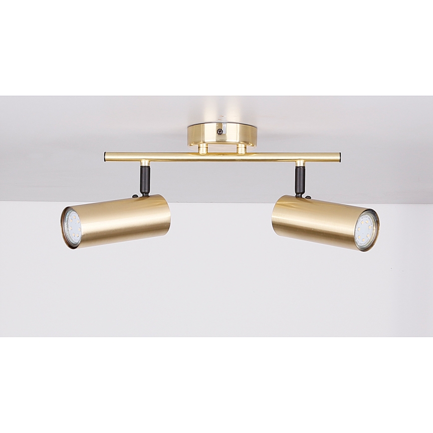 Spotlight COLLY 2xGU10/15W/230V guld