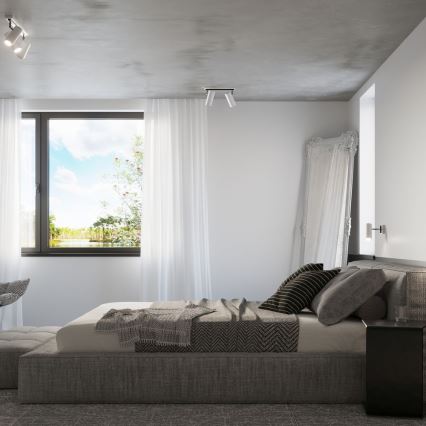 Spotlight DIREZIONE 2xGU10/40W/230V vit