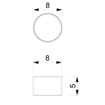 Spotlight  DIXIE 1xGX53/11W/230V rosa 