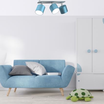 Spotlight  DIXIE 3xGX53/11W/230V blå