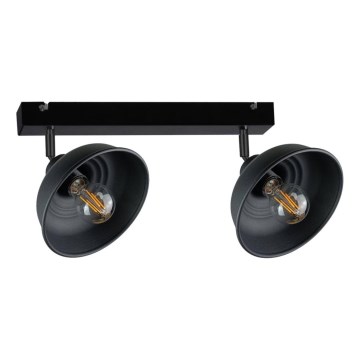 Spotlight FAUN 2xE27/60W/230V svart