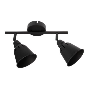 Spotlight FIONA 2xE14/8W/230V svart