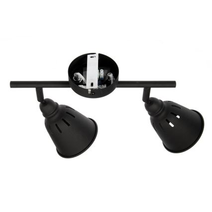 Spotlight FIONA 2xE14/8W/230V svart