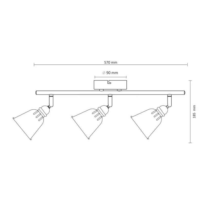 Spotlight FIONA 3xE14/8W/230V