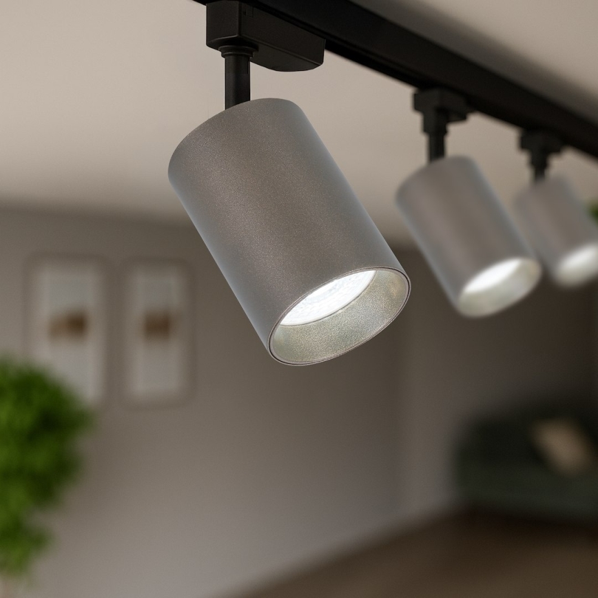 Spotlight för 1-fas skensystem PIPE 1xGU10/10W/230V brun