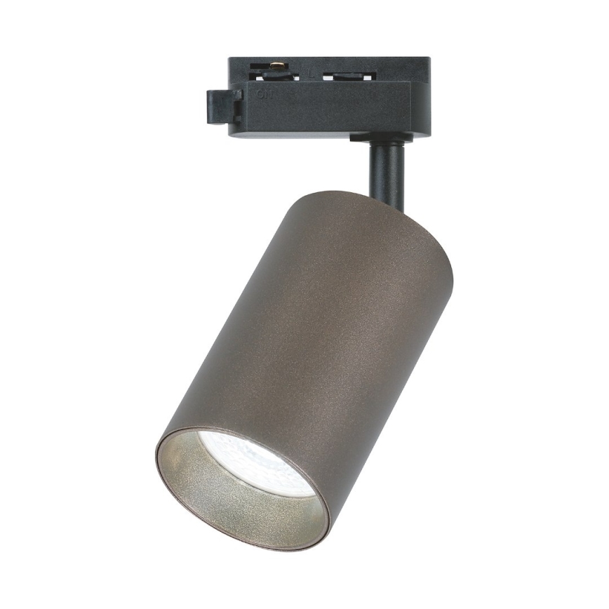 Spotlight för 1-fas skensystem PIPE 1xGU10/10W/230V brun